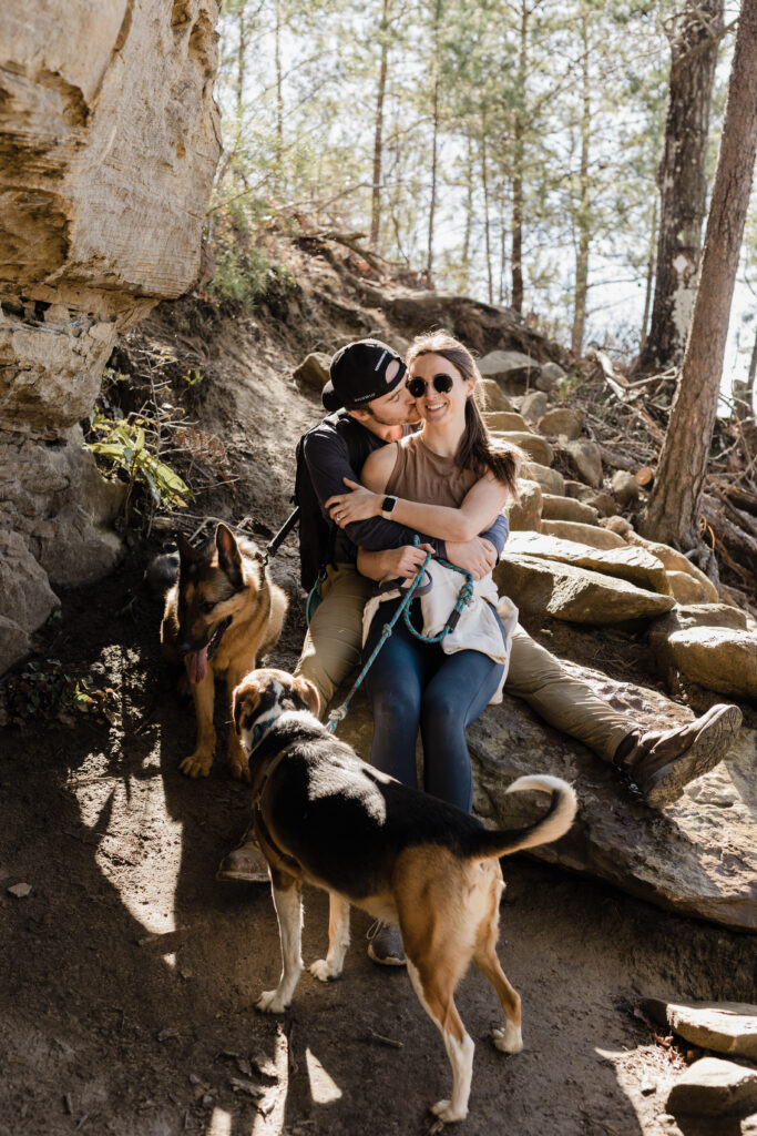 Engagement Photos With Dogs 